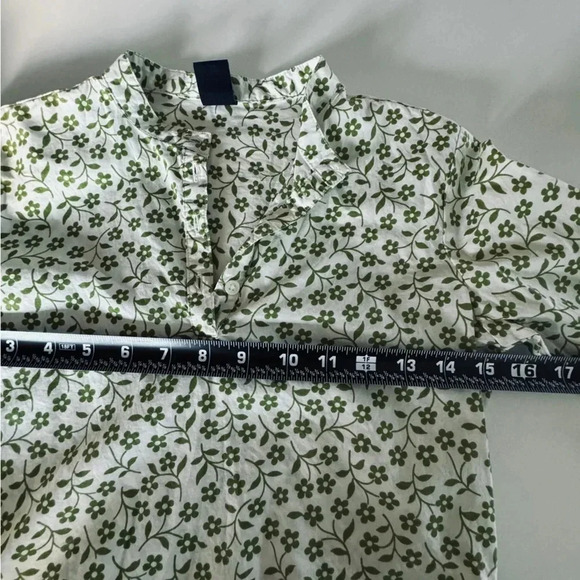 ZARA + GAP || 6-8 Years Green Floral & Cream Bundle Jacket and Shirt - Picture 6 of 11
